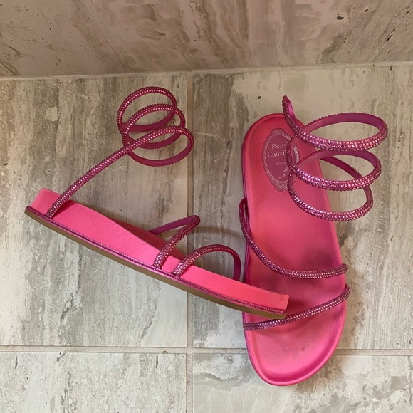 Fuschia Gisele Rene Caovilla flats - Picture 7 of 7